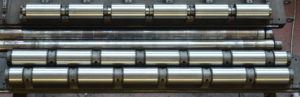 roll cassette for guiding steel sheet on process line
